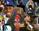 Kolaż z wizerunkami artystów, którzy tworzą klasyki rapu USA. Widać m.in. DaBaby'ego, Cardi B i innych.